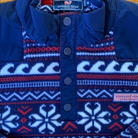 Vineyard vines Shep Shirt snap button fleece - Picture 3 of 3